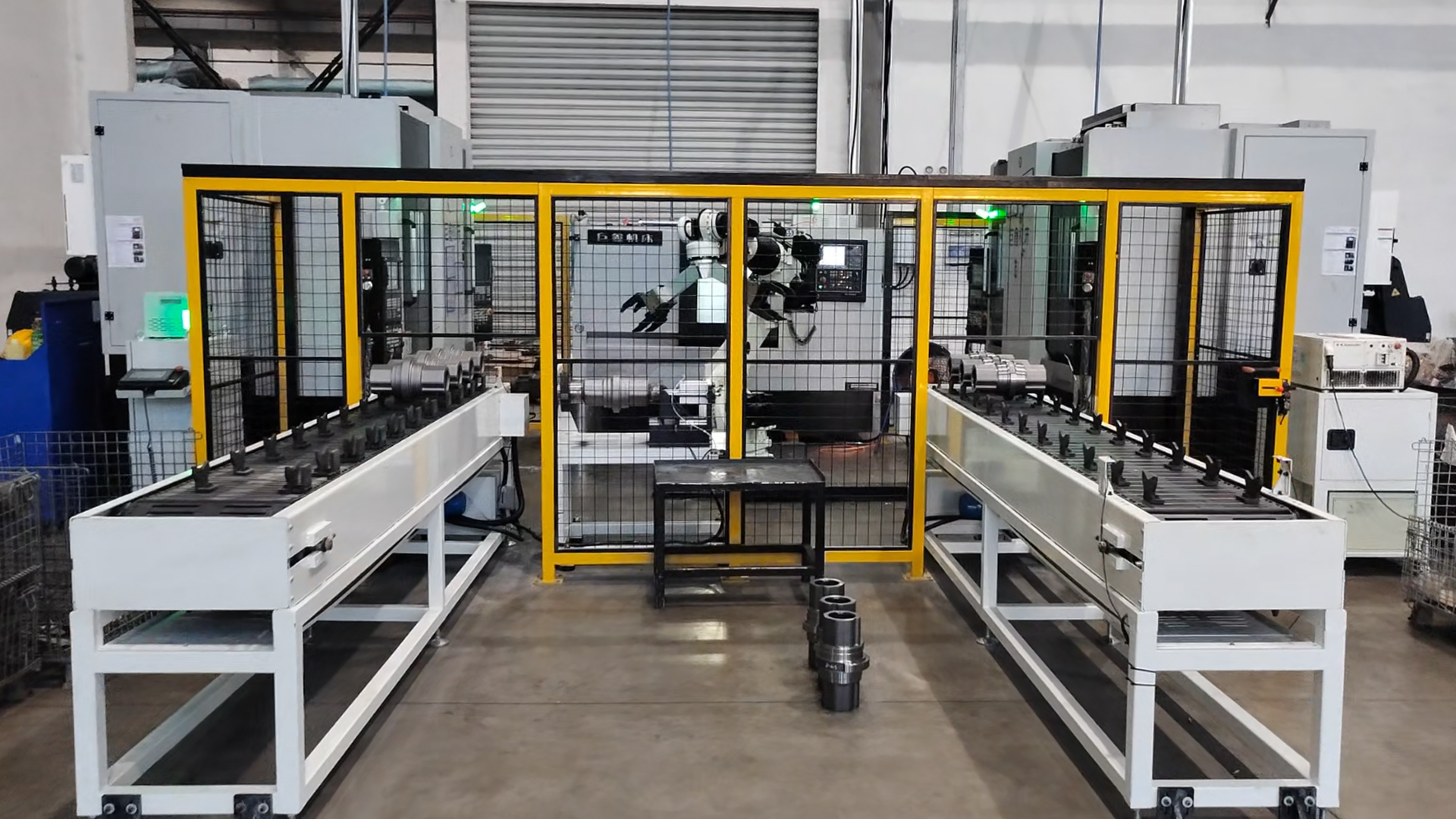 鑄鐵件關(guān)節(jié)機器人生產(chǎn)單元應(yīng)用案例